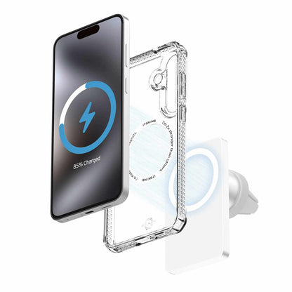 ITSKINS Hybrid_R Clear Case w/Magnets for Samsung Galaxy S26 FE/Galaxy S25 FE