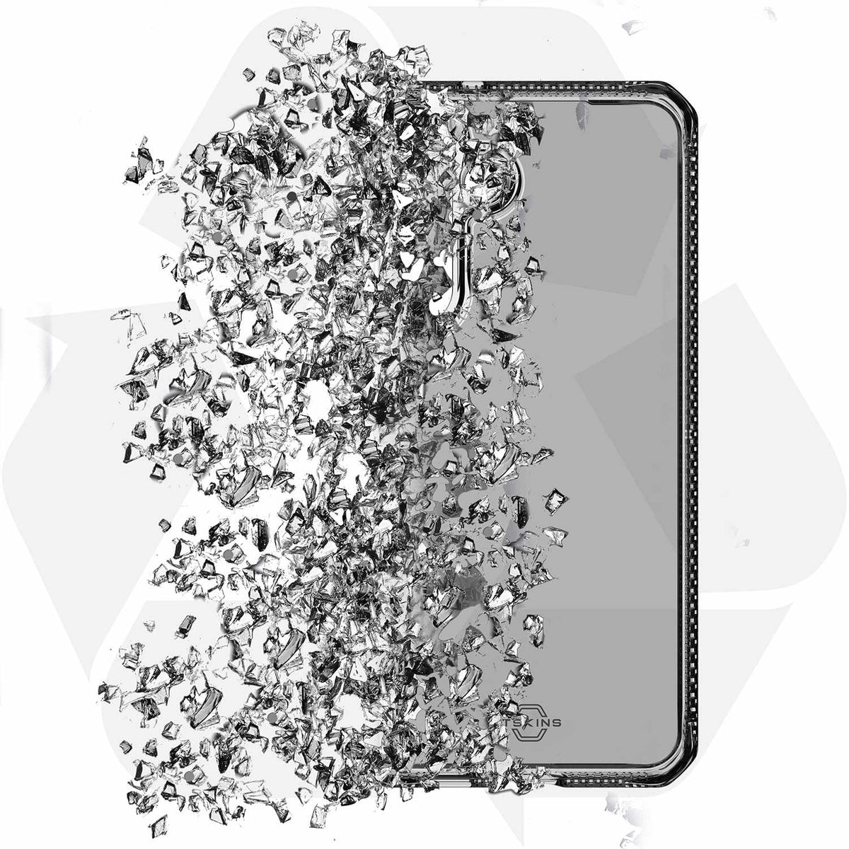 ITSKINS Spectrum_R Clear Case Smoke for Samsung Galaxy S26 FE/Galaxy S25 FE