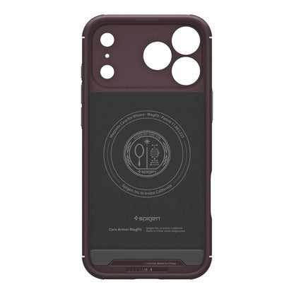 Spigen Core Armor MagFit Case Burgundy for iPhone 18 Pro/17 Pro