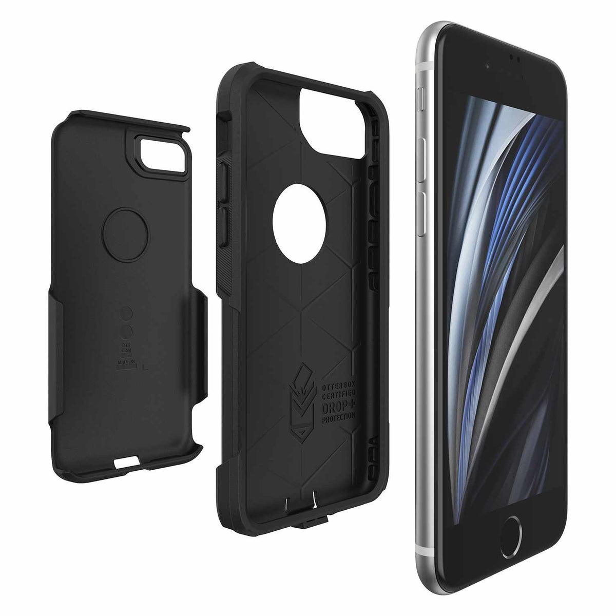 OtterBox Commuter — Étui pour iPhone SE/8/7 — noir