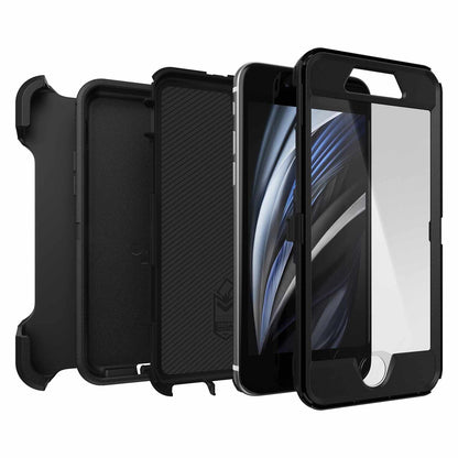 OtterBox Defender — Étui avec Porte-étui pour iPhone SE/8/7 en emballage en vrac — noir