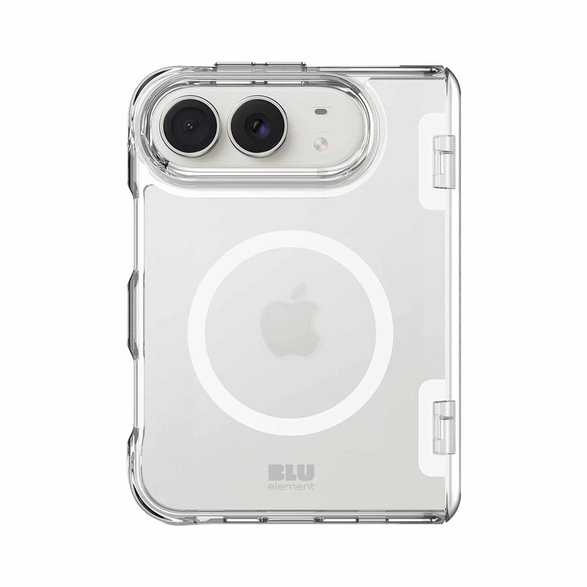 Blu Element DropZone — Étui robuste MagSafe pour iPhone Duo — transparent