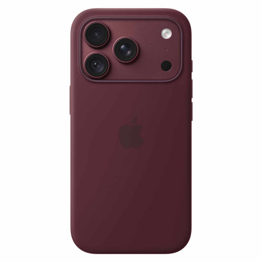 Apple Silicone Case with MagSafe Burgundy for iPhone 18 Pro