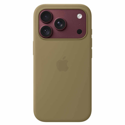 Apple Silicone Case with MagSafe Olive for iPhone 18 Pro