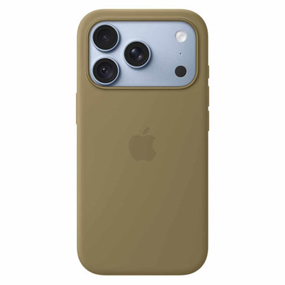 Apple Silicone Case with MagSafe Olive for iPhone 18 Pro