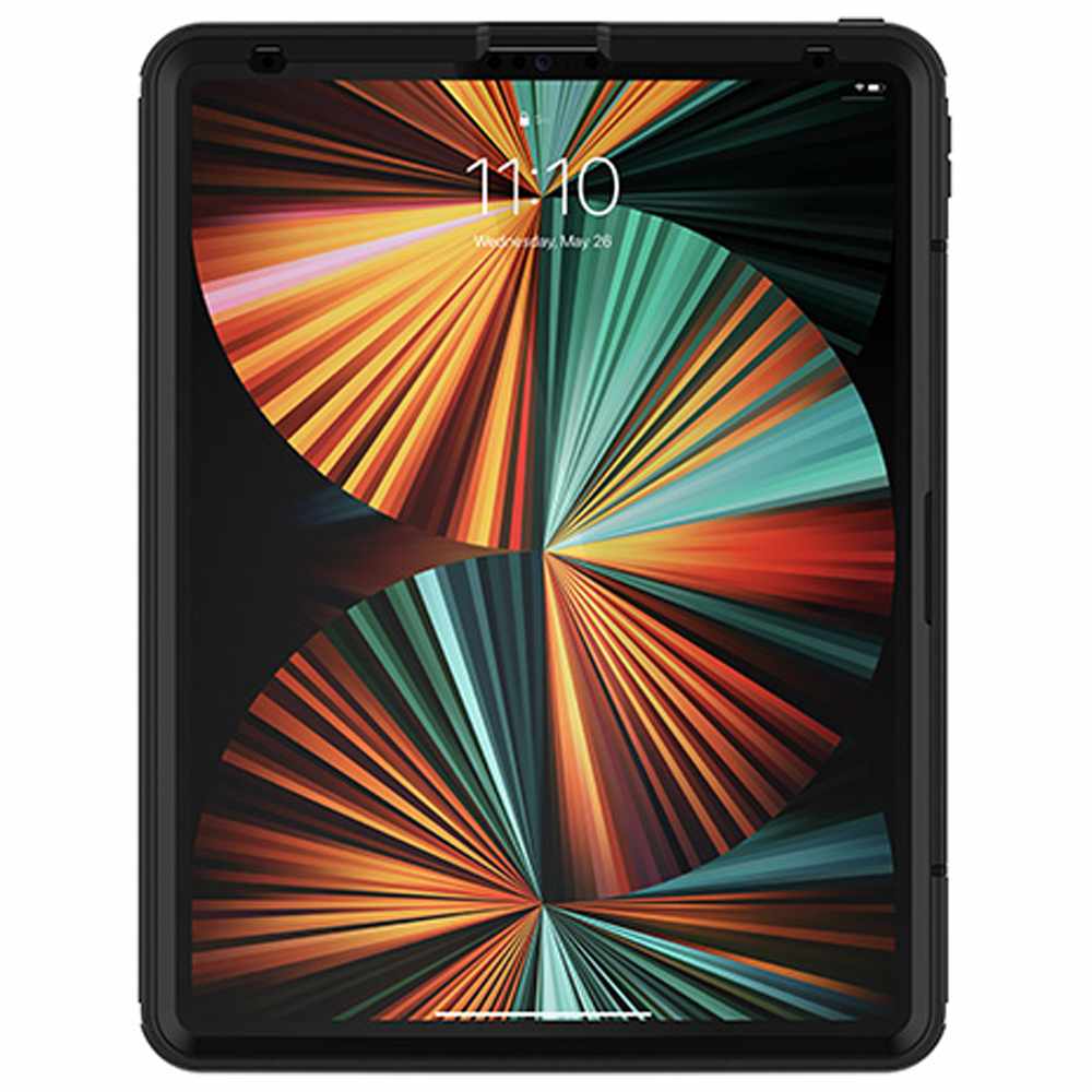 OtterBox Defender — Étui protecteur pour iPad Pro 12.9 2022 (6e génération)/iPad Pro 12.9 2021 — noir