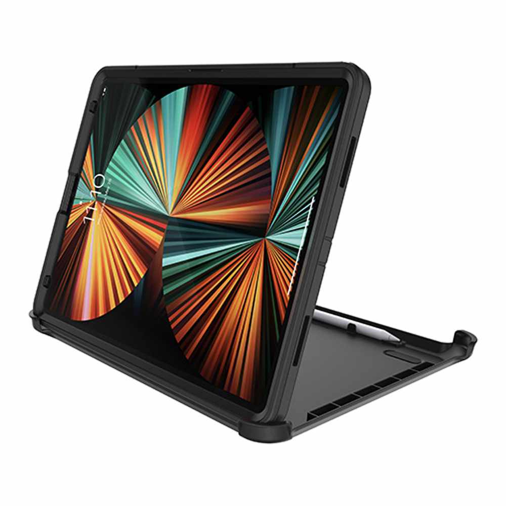 OtterBox Defender — Étui protecteur pour iPad Pro 12.9 2022 (6e génération)/iPad Pro 12.9 2021 — noir