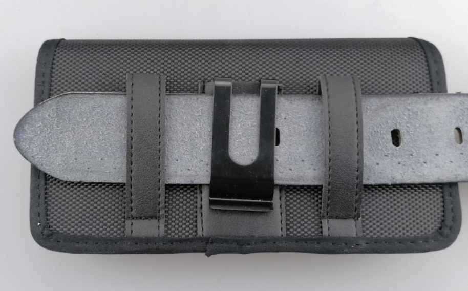Bulk Packaging Nylon Case with Belt Loop Medium Size Black for Phones 5.2-5.5 inch