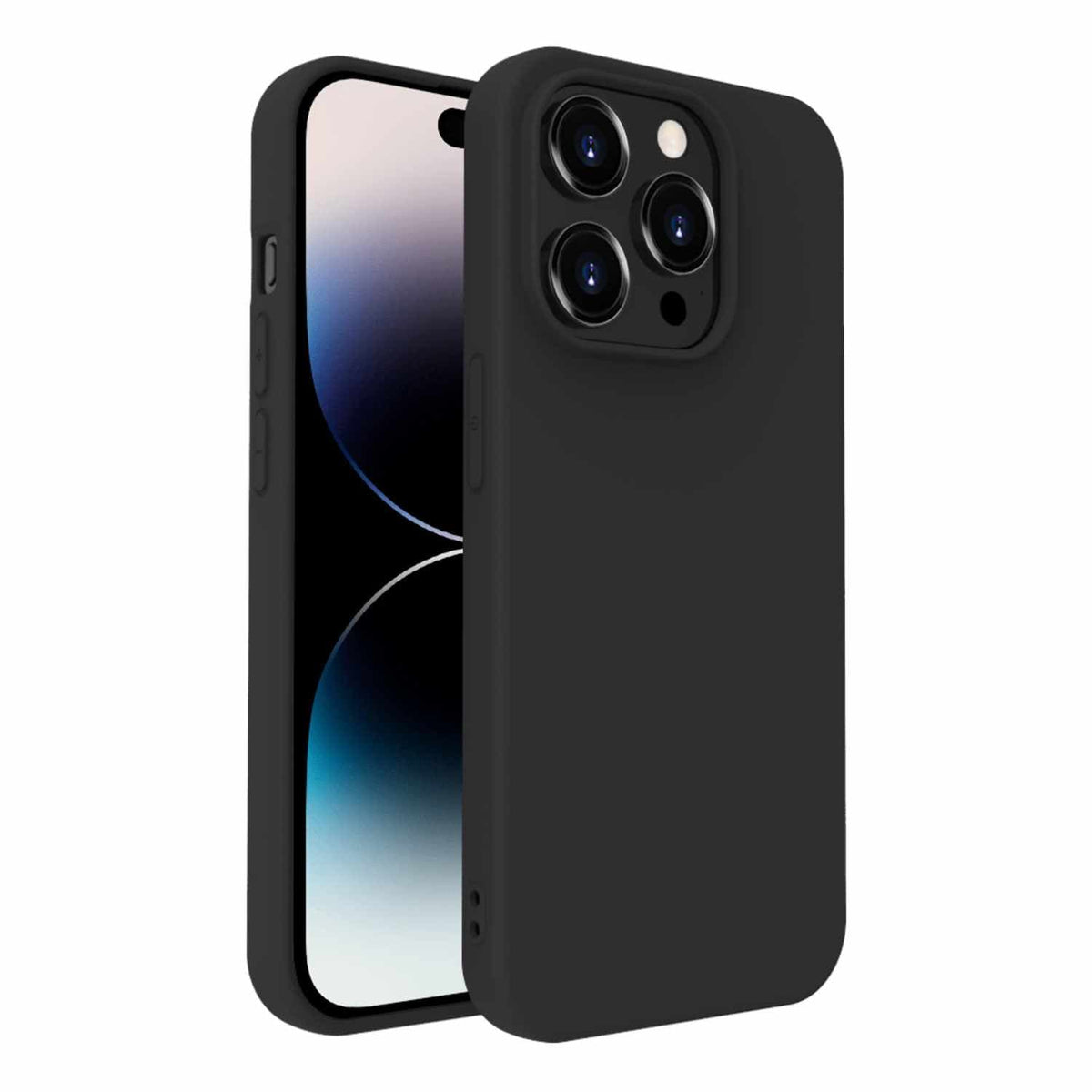BEGSIP15PRO Gel Skin — Étui pour iPhone 15 Pro — noir