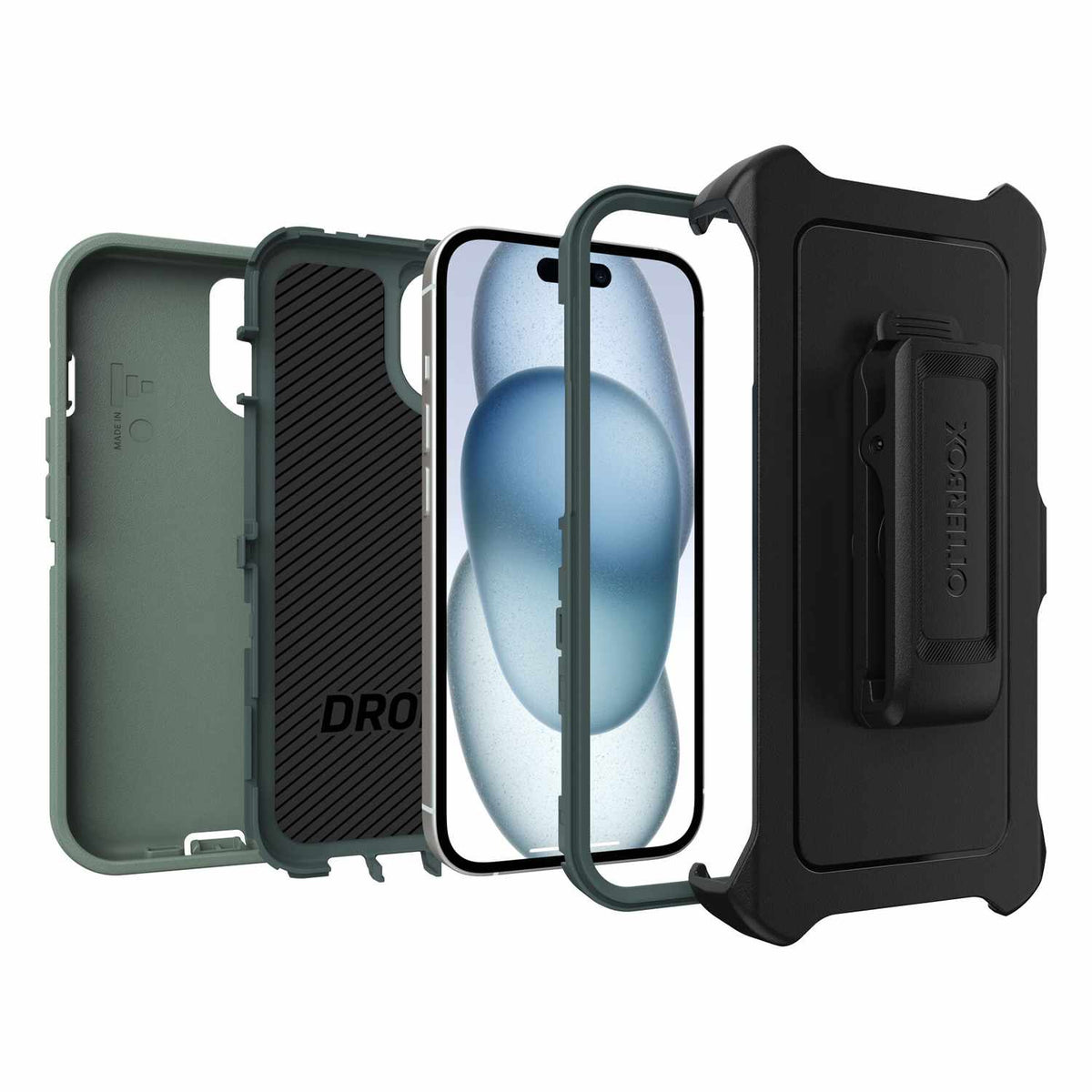 7792560 Defender — Étui pour iPhone 16e/15/14/13 Forest Ranger