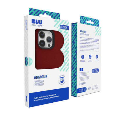 BE2XIP15PROR Armour Rugged Case iPhone 15 Pro Red