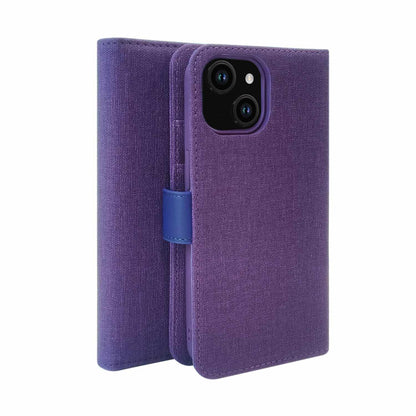 Blu Element — Étui folio 2-en-1 pour iPhone 16e/15/14/13 — violet Haze