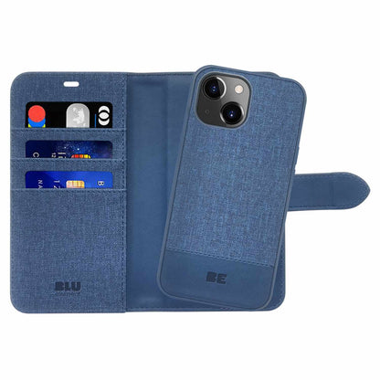 Blu Element Folio 2-in-1 MagSafe Case Lazuli Blue for iPhone 17e/16e/15/14/13