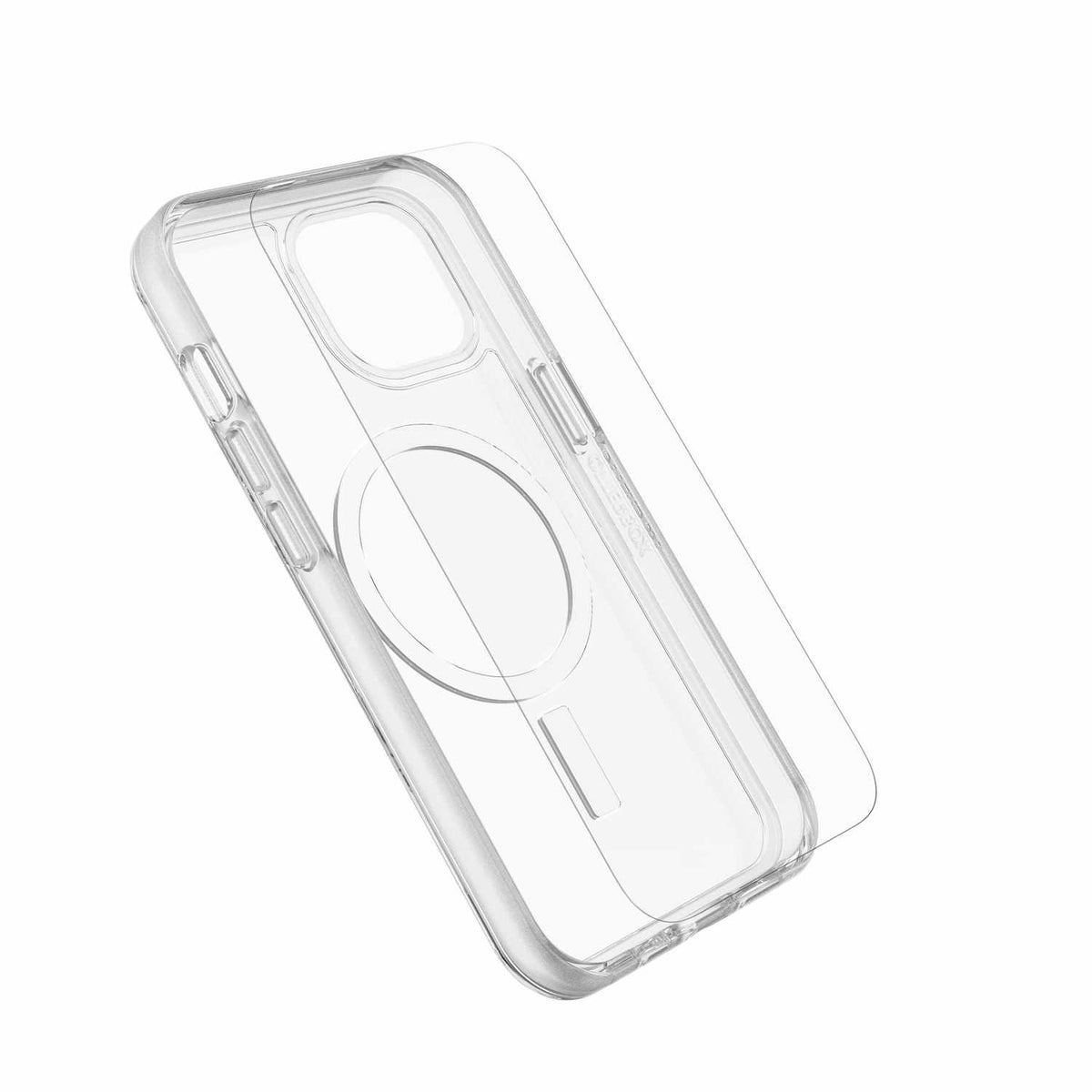 7881251 Protection+Power Kit (Symmetry Clear MagSafe w/ Glass + Wall Charger 30W White) iPhone 15