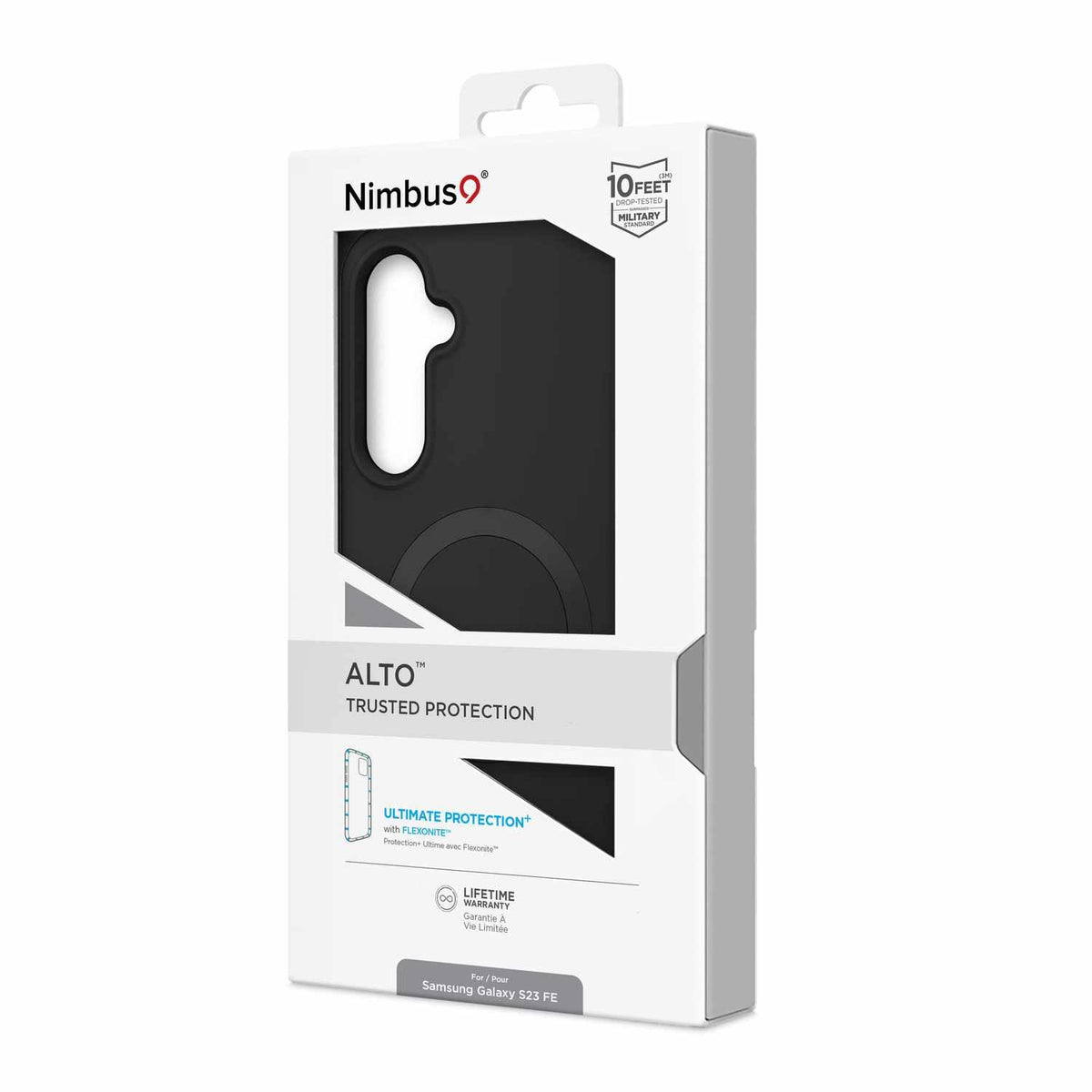 N9ALSAMGS23FEBLK Alto 2 — Étui pour Galaxy S23 FE — noir
