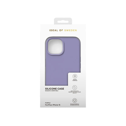 IDSICMSI2361474 — Étui en silicone pour iPhone 15/14/13 — MagSafe violet
