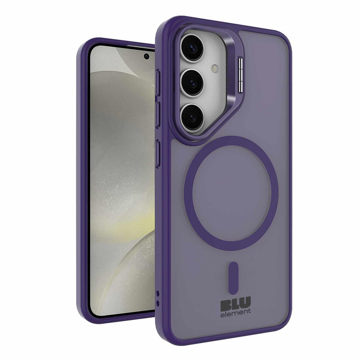 BECHCLGRS24 Chromatic Kick — Étui avec aimants pour Galaxy S25/S24 Deep Violet