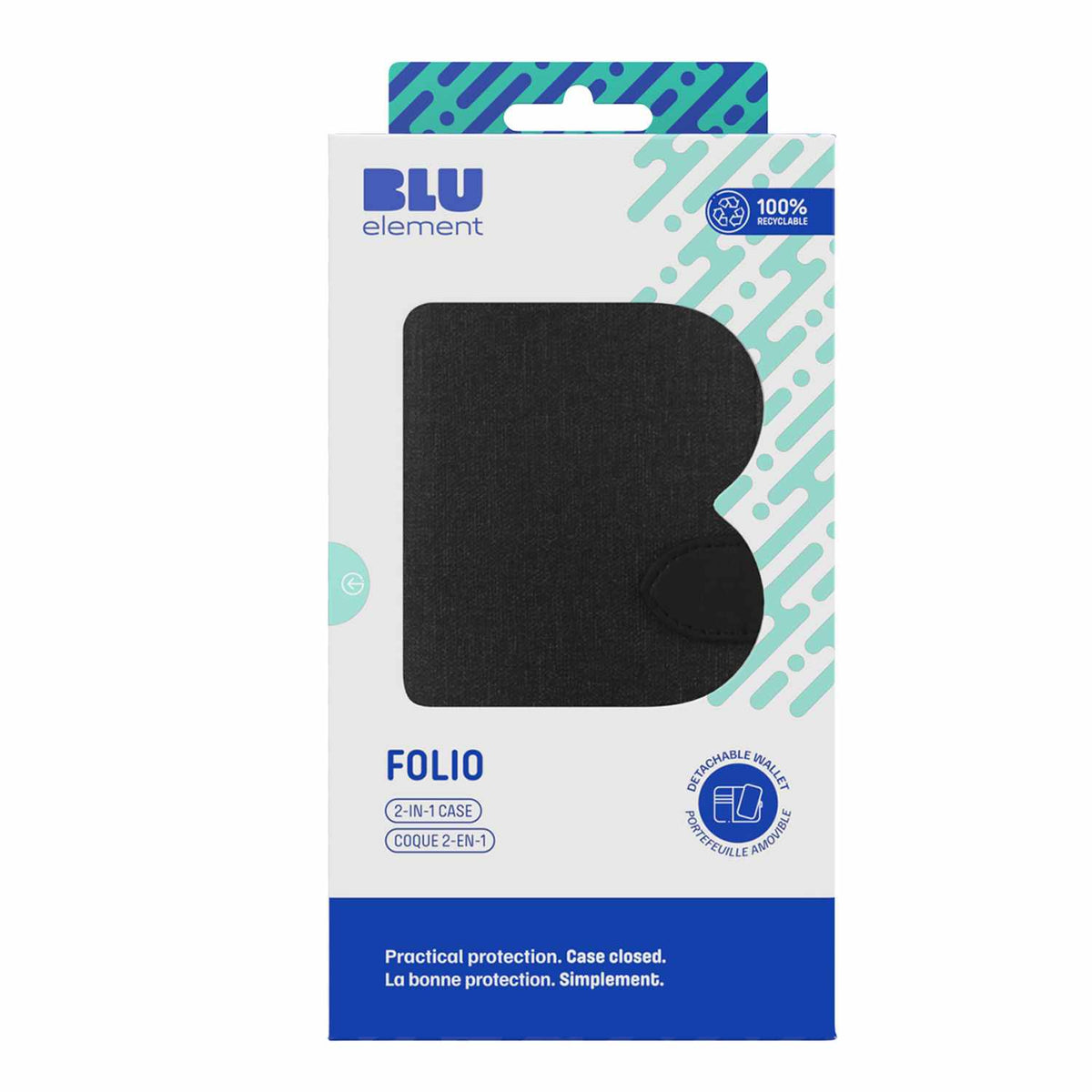 BEFGA35GB — Étui folio 2-en-1 pour Galaxy A35 5G gris/noir