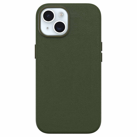 7795562 Symmetry Cactus — Étui en cuir pour iPhone 15 Cactus Grove