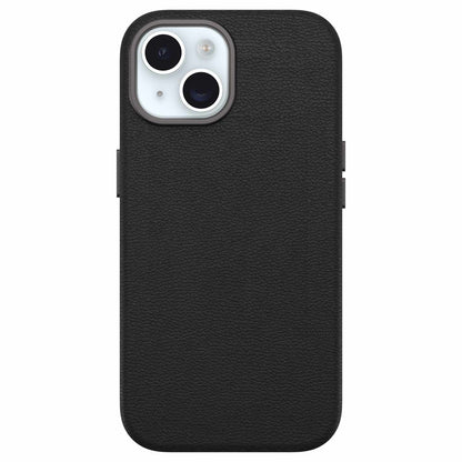 7795561 Symmetry Cactus — Étui en cuir pour iPhone 15 Noir — Ash