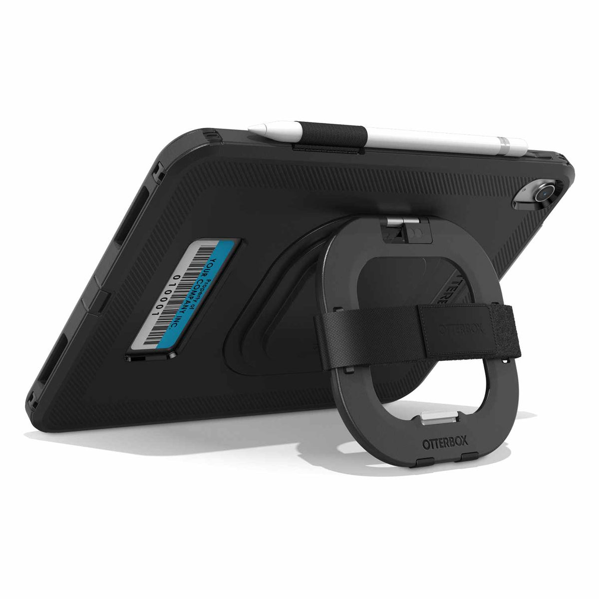 OtterBox Defender — Étui avec sangle pour iPad 11 2025 (11e génération)/iPad 10.9 2022 (10e génération) — & support noir