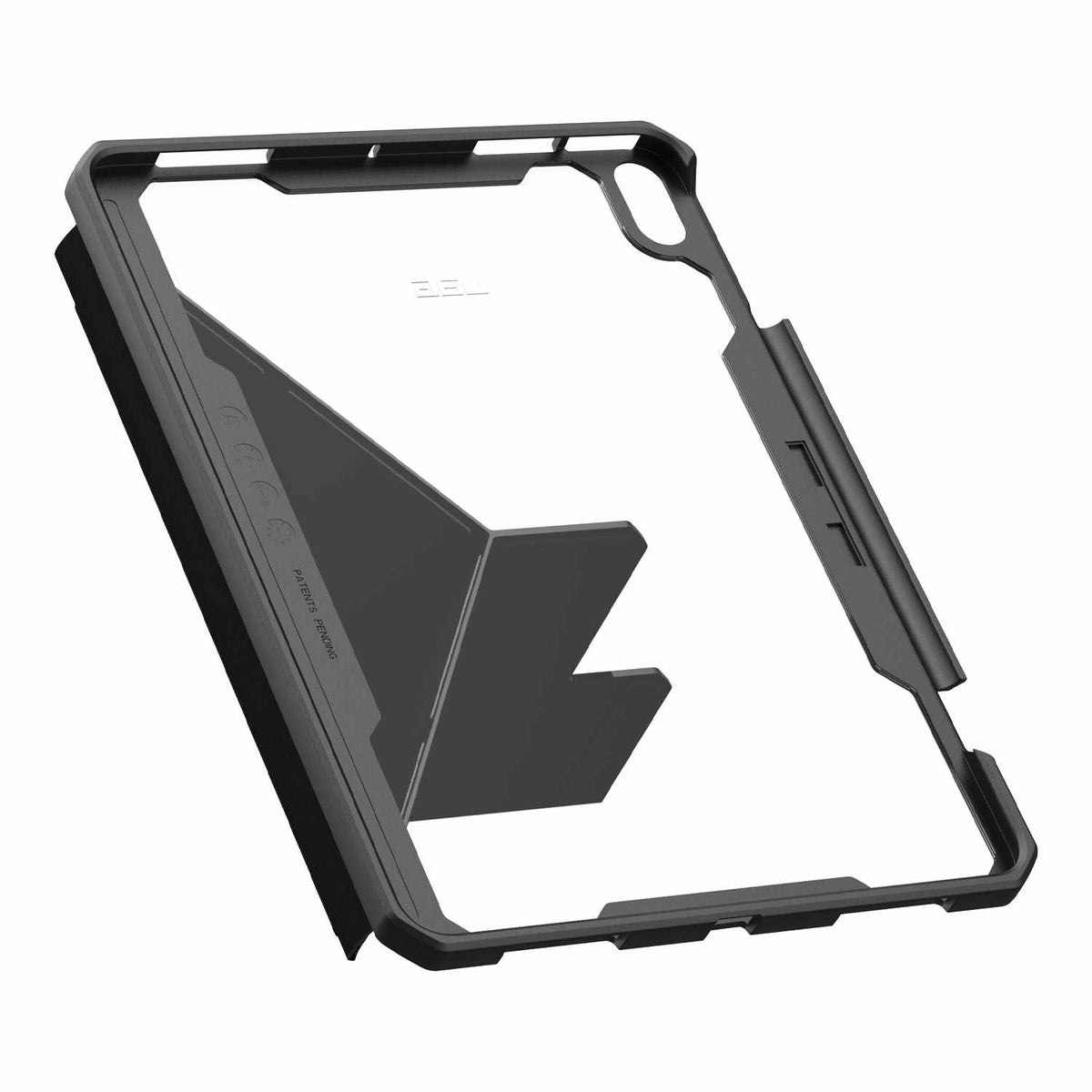 124474114040 Essential Armor — Étui folio pour iPad Air 11 2025 (6e génération)/(2024 (6e génération)/Air 5e génération/Air 4e génération — noir