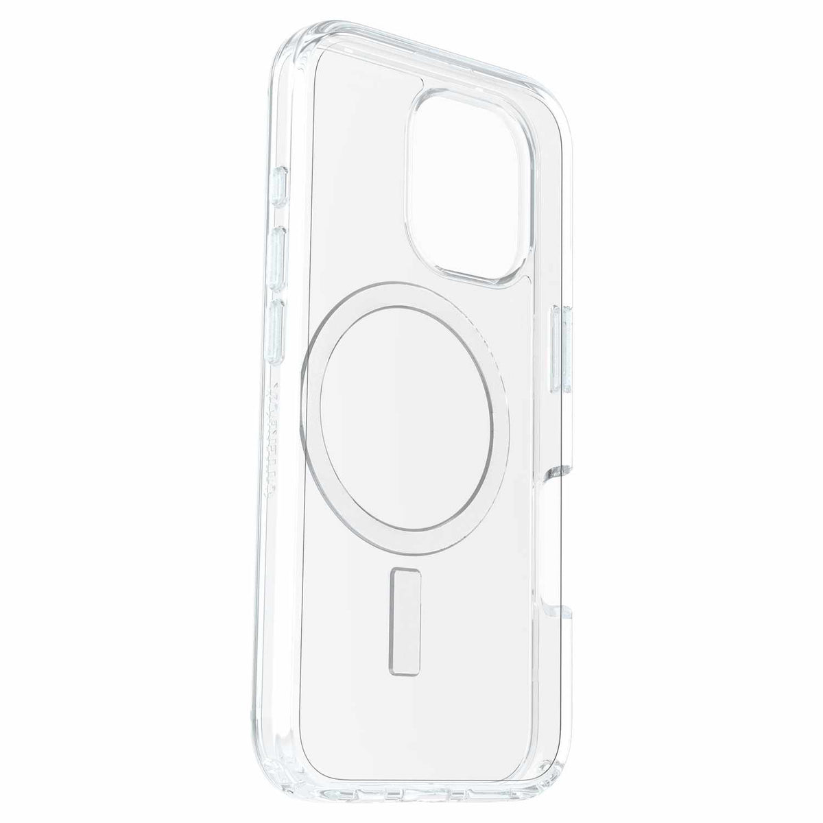 OtterBox — Ensemble Protection et alimentation (Symmetry Clear MagSafe avec Verre + Chargeur mural 30W blanc) pour iPhone 16