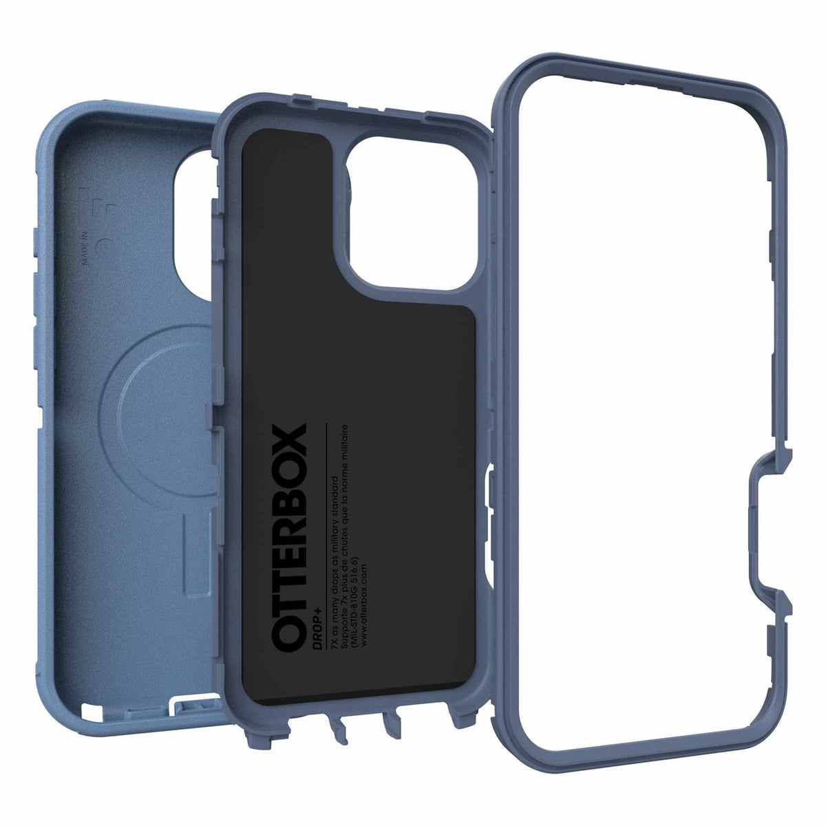 OtterBox Defender Pro — Étui MagSafe pour iPhone 16 Pro Max — Baby bleu Jeans