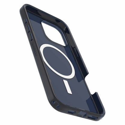 OtterBox Symmetry — Étui transparent MagSafe pour iPhone 16 Pro Max — Baby bleu Jeans