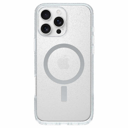 OtterBox Symmetry — Étui transparent MagSafe pour iPhone 16 Pro Max — Stardust 3.0