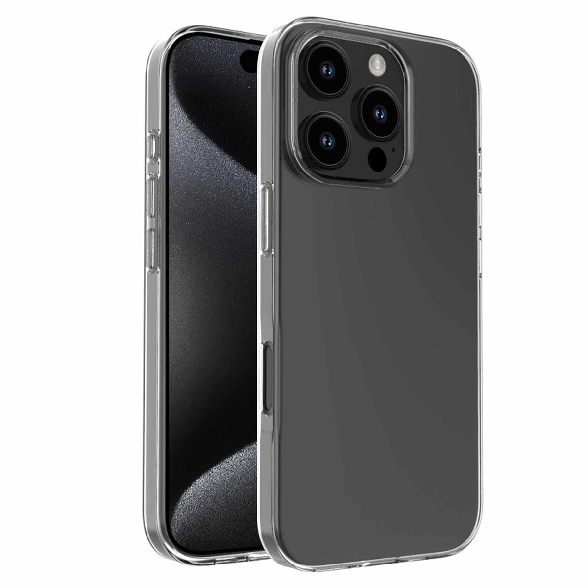 BEGSCL163 Gel Skin — Étui pour iPhone 16 Pro — transparent