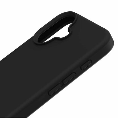 Blu Element — Étui en silicone MagSafe pour iPhone 16 — noir