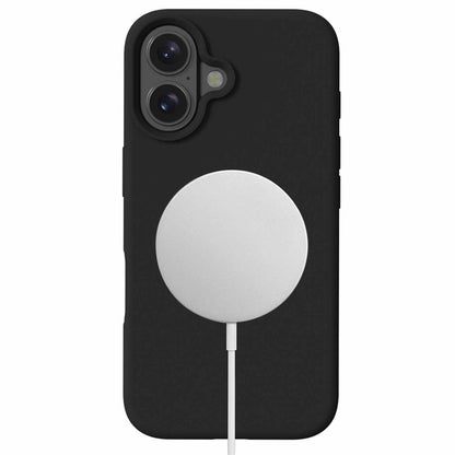 Blu Element — Étui en silicone MagSafe pour iPhone 16 — noir