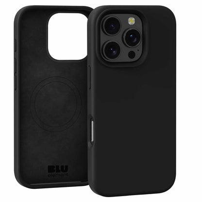 Blu Element — Étui en silicone MagSafe pour iPhone 16 Pro — noir