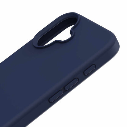 Blu Element — Étui en silicone MagSafe pour iPhone 16 Plus — bleu marine