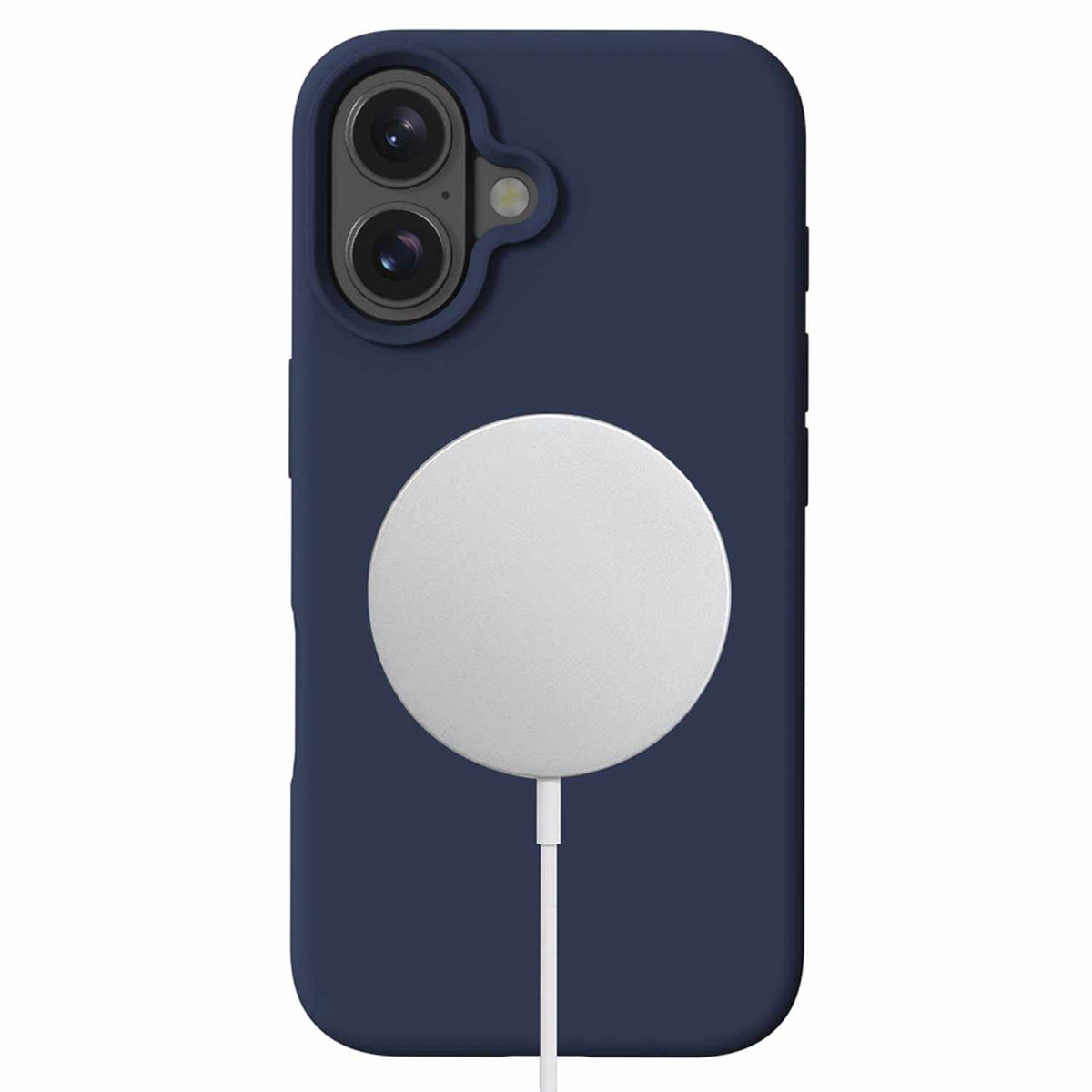 Blu Element — Étui en silicone MagSafe pour iPhone 16 Plus — bleu marine