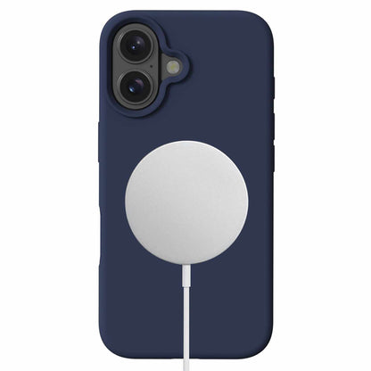 Blu Element — Étui en silicone MagSafe pour iPhone 16 Plus — bleu marine
