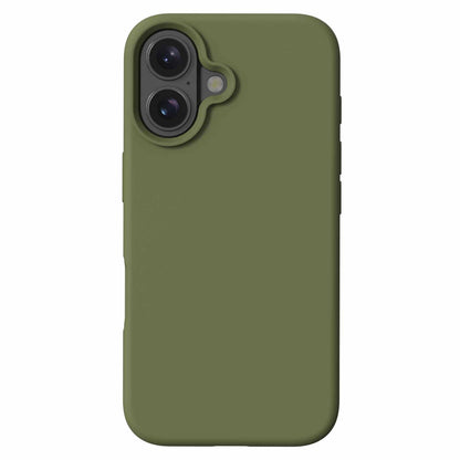 BESPIP161O1 Silicone MagSafe Case iPhone 16 Olive