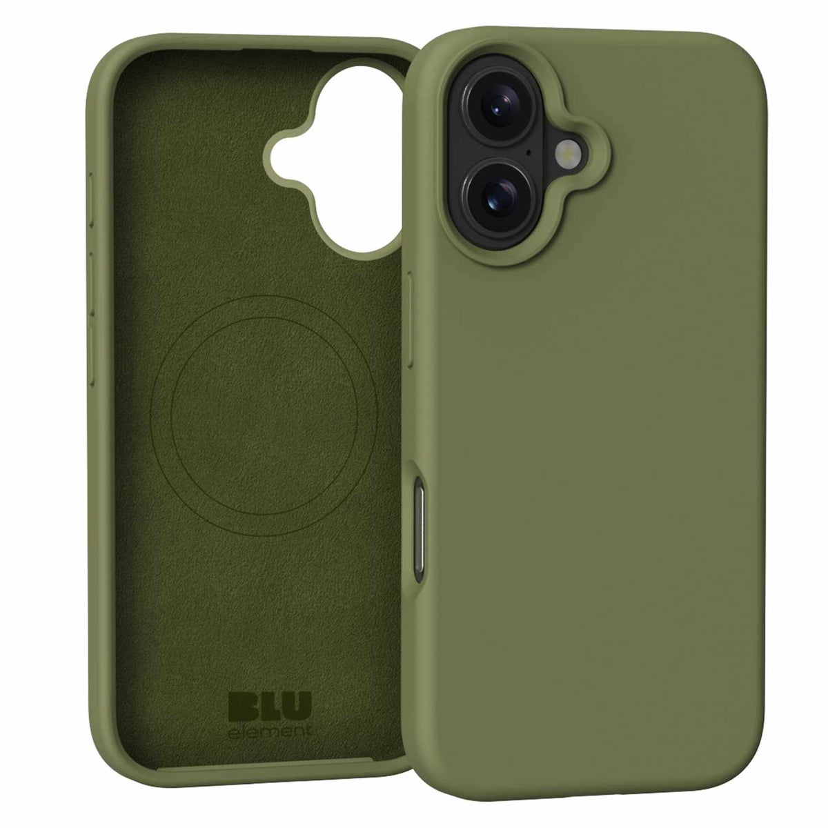 BESPIP161O1 Silicone MagSafe Case iPhone 16 Olive