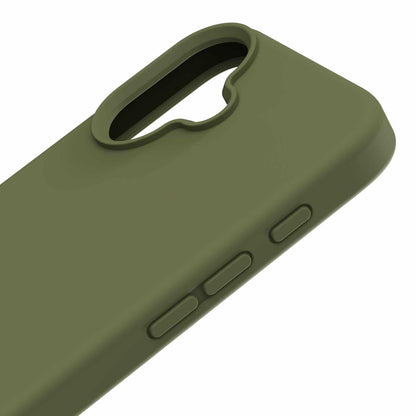 BESPIP161O1 Silicone MagSafe Case iPhone 16 Olive