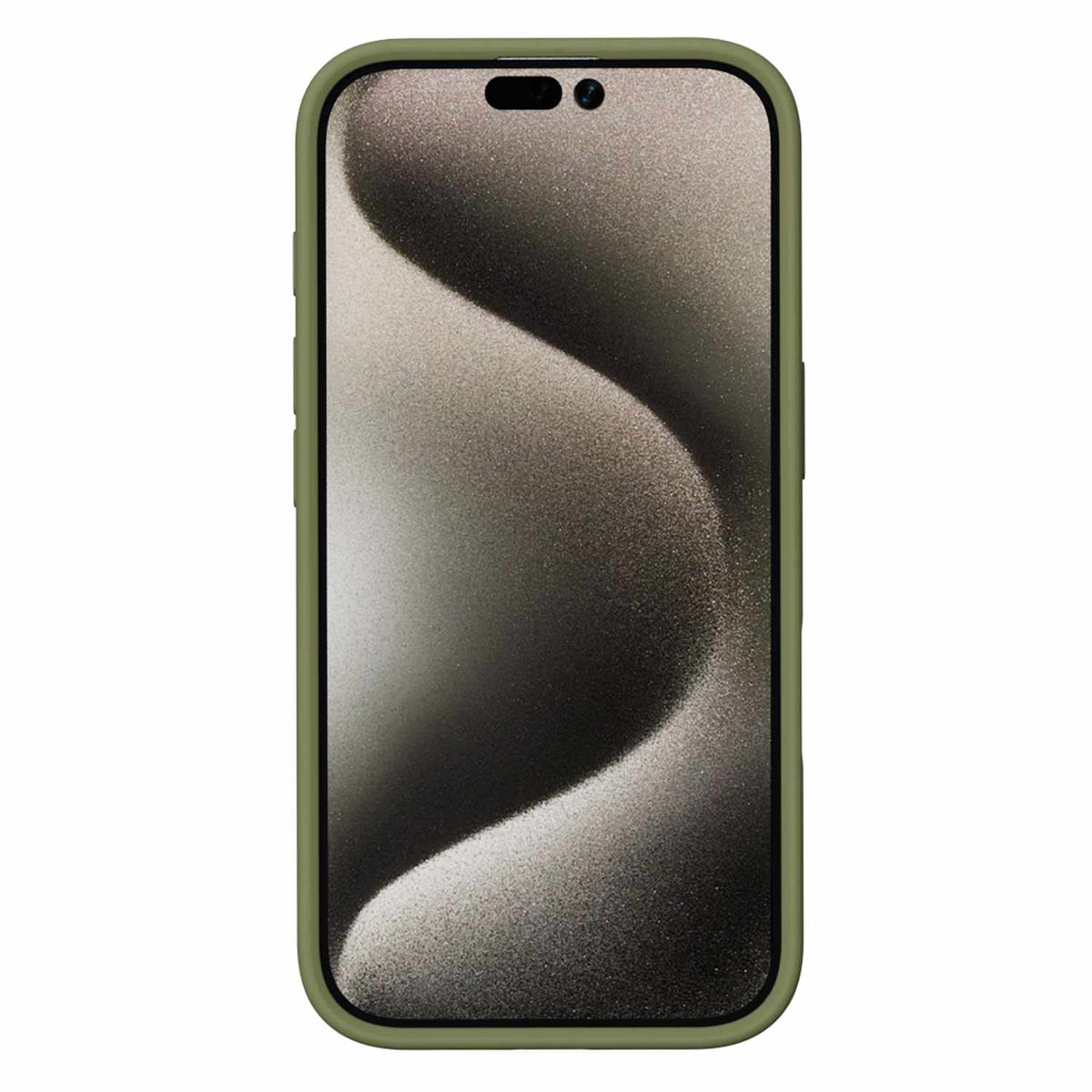 BESPIP161O1 Silicone MagSafe Case iPhone 16 Olive