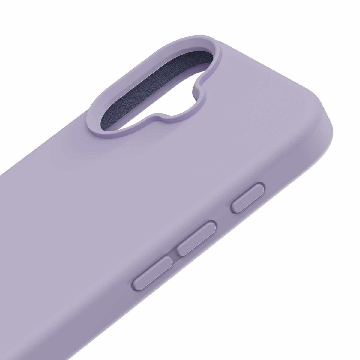 Blu Element — Étui en silicone MagSafe pour iPhone 16 — lavande