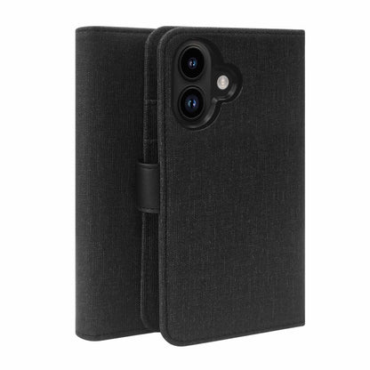 Blu Element Folio 2-in-1 Case Black for iPhone 16