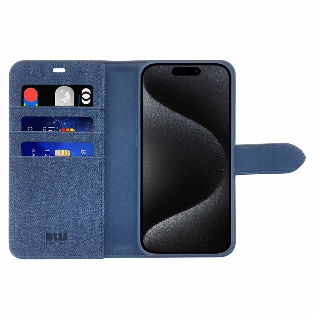 Blu Element Folio 2-in-1 Case Lazuli Blue for iPhone 16
