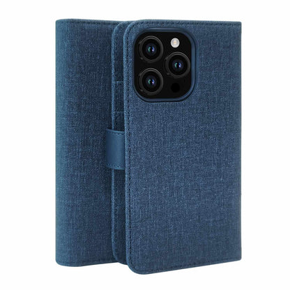 Blu Element — Étui folio 2-en-1 pour iPhone 16 Pro Max — Lazuli bleu