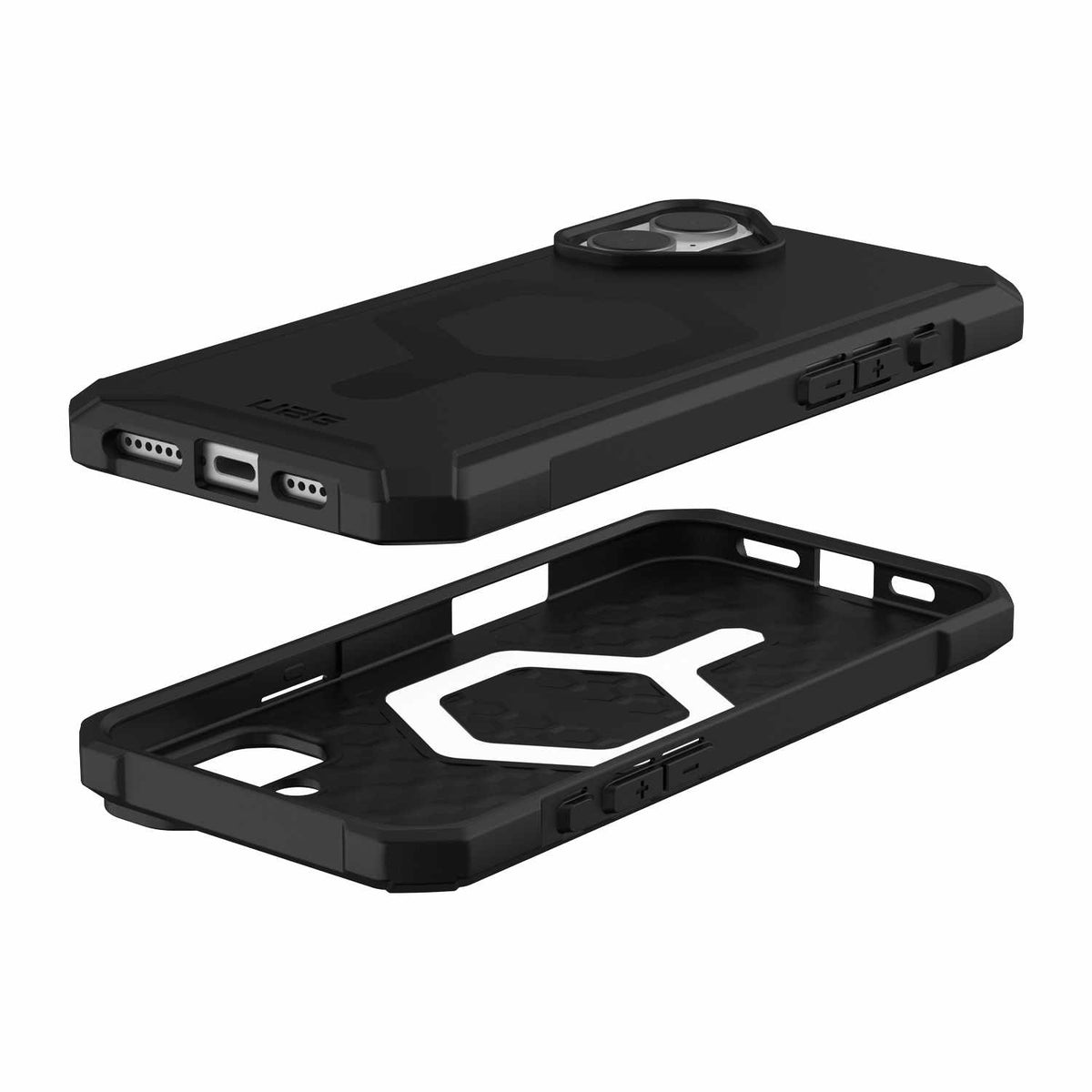 UAG Essential Armor — Étui MagSafe robuste pour iPhone 16 — noir