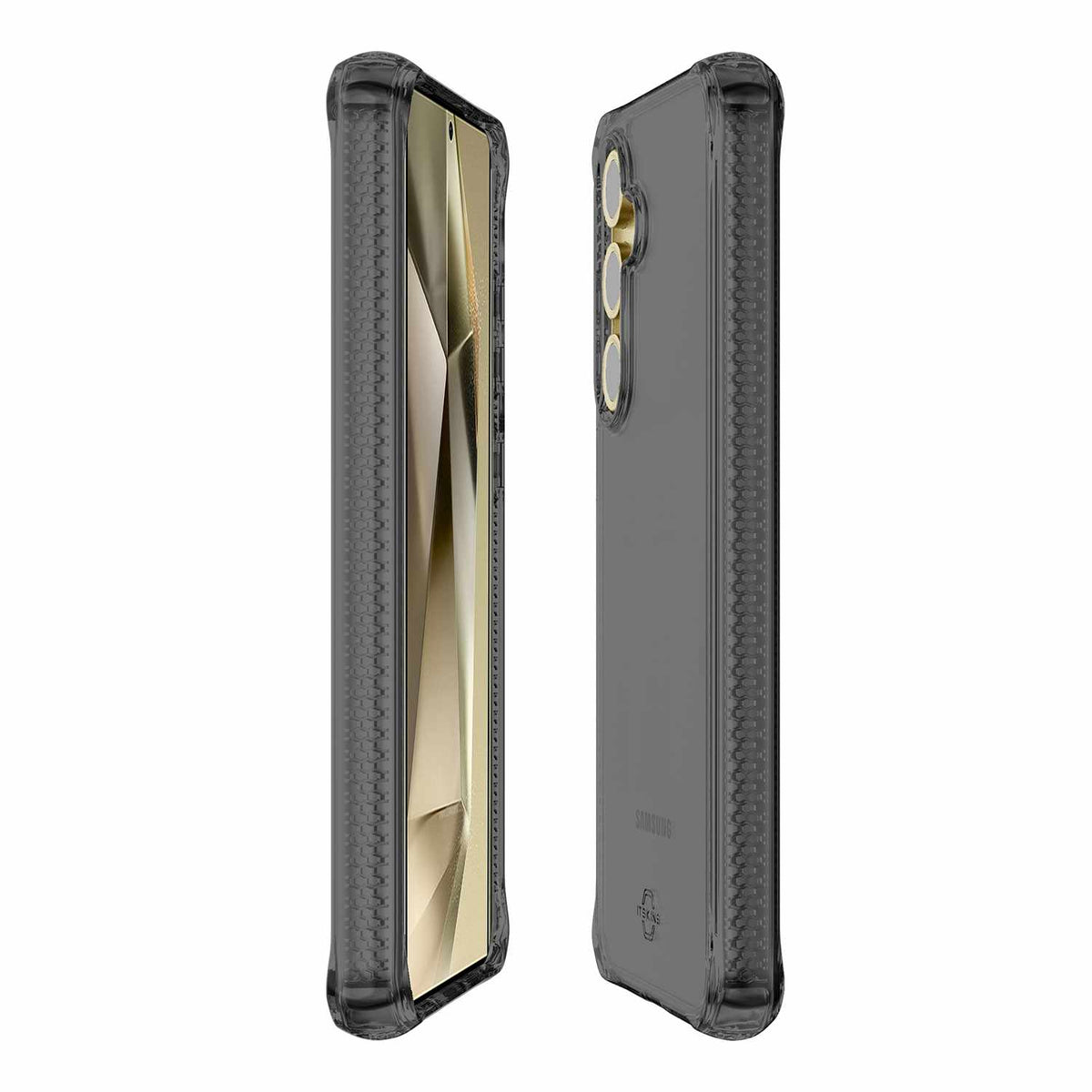 SG4FSPECMSMOK Spectrum_R — Étui transparent pour Galaxy S24 FE — Smoke