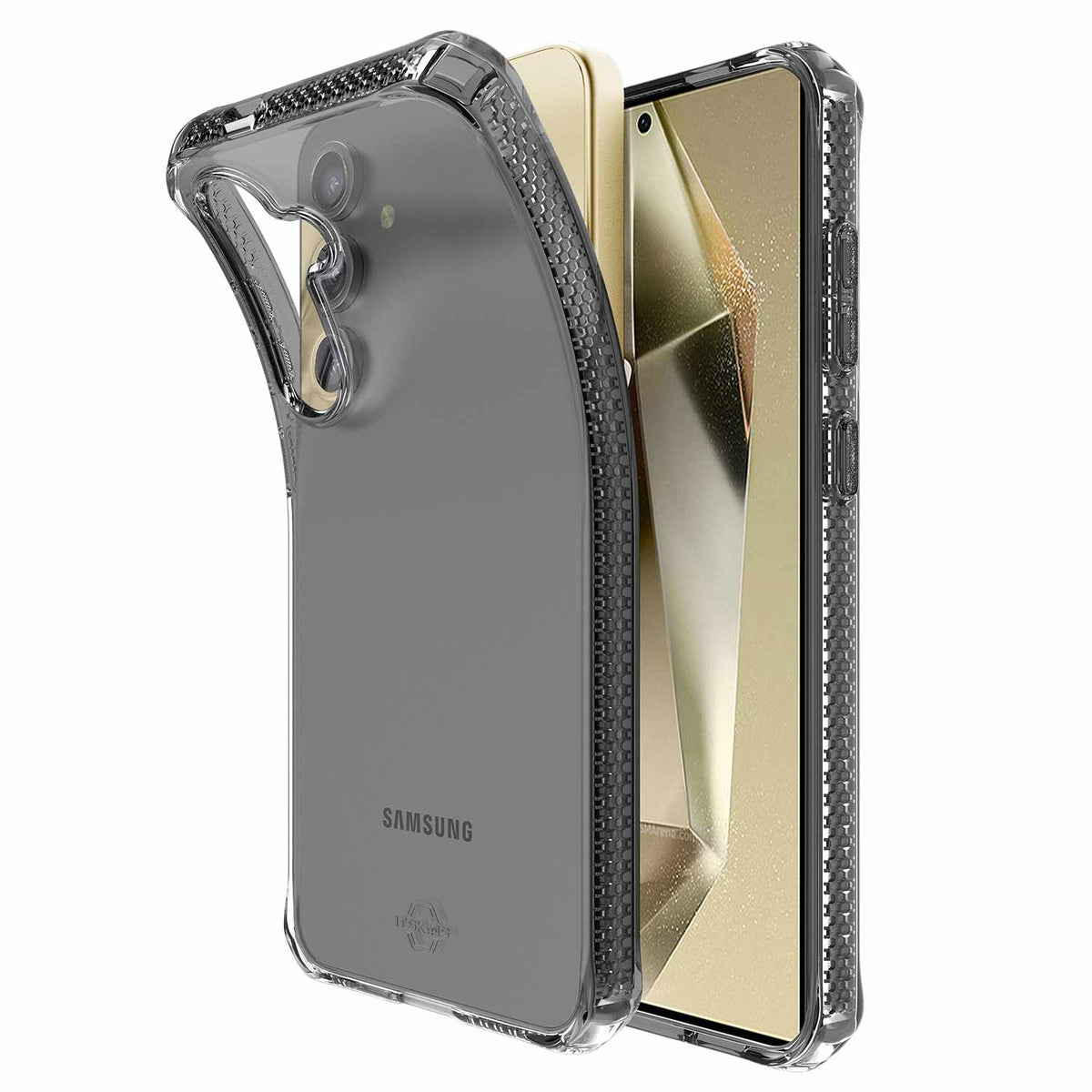 SG4FSPECMSMOK Spectrum_R — Étui transparent pour Galaxy S24 FE — Smoke