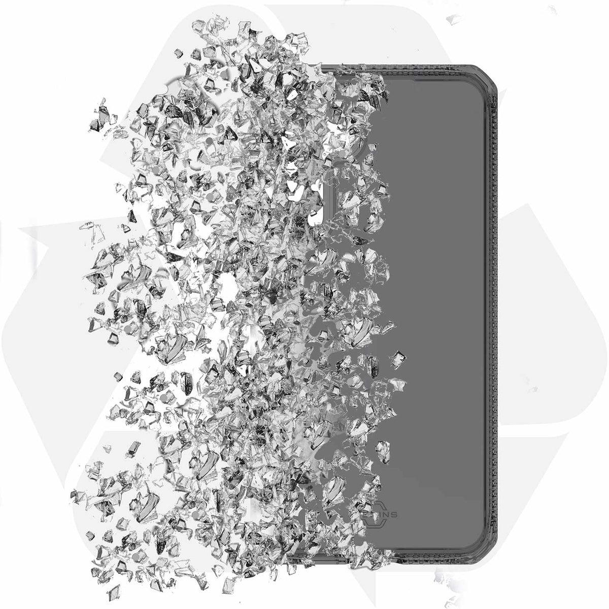 SG4FSPECMSMOK Spectrum_R — Étui transparent pour Galaxy S24 FE — Smoke
