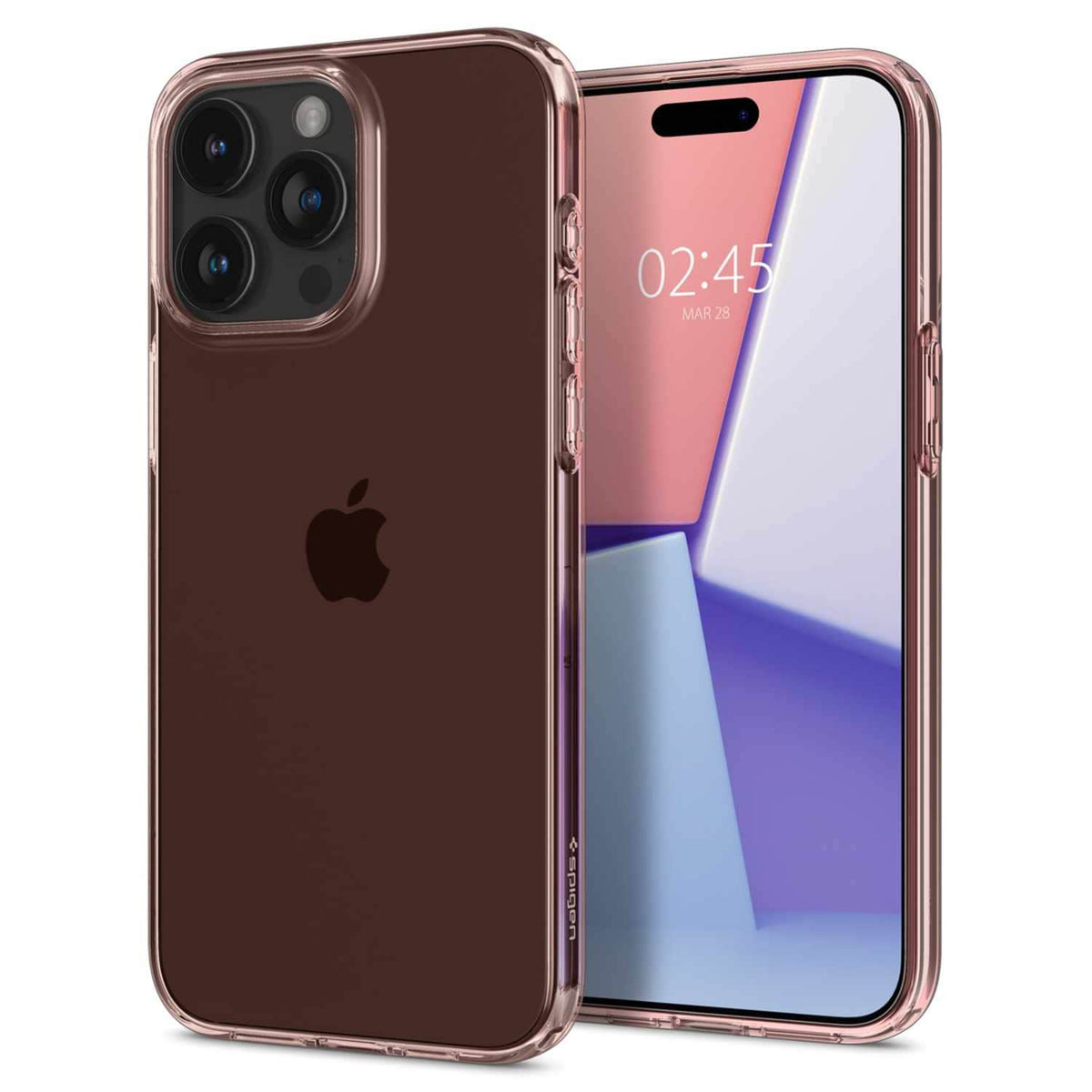 ACS06445 Crystal Flex Case iPhone 15 Pro Max Rose Crystal